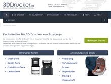 Tablet Screenshot of 3ddrucker.de